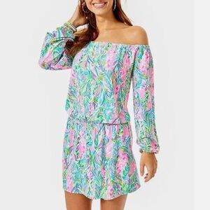 LILLY PULITZER  Lana Skort Romper long sleeves
